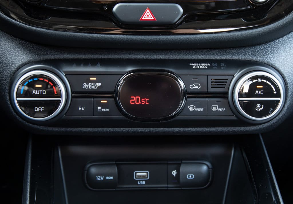 Kia e-Soul 64 kWh ventilation