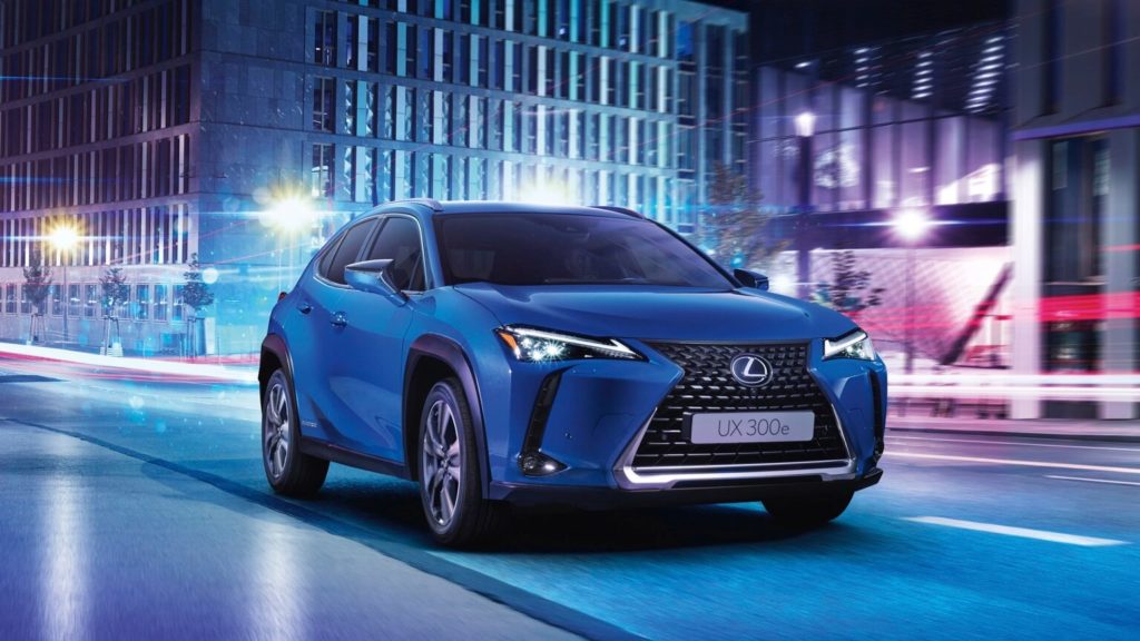 lexus ux 300e face